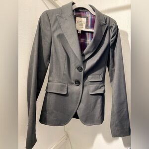 Esprit Charcoal Pinstripe Women's Blazer